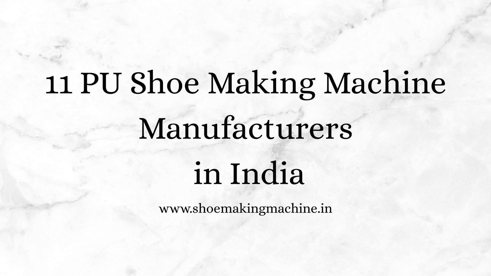 Shoe Making Machine Manufacturer
