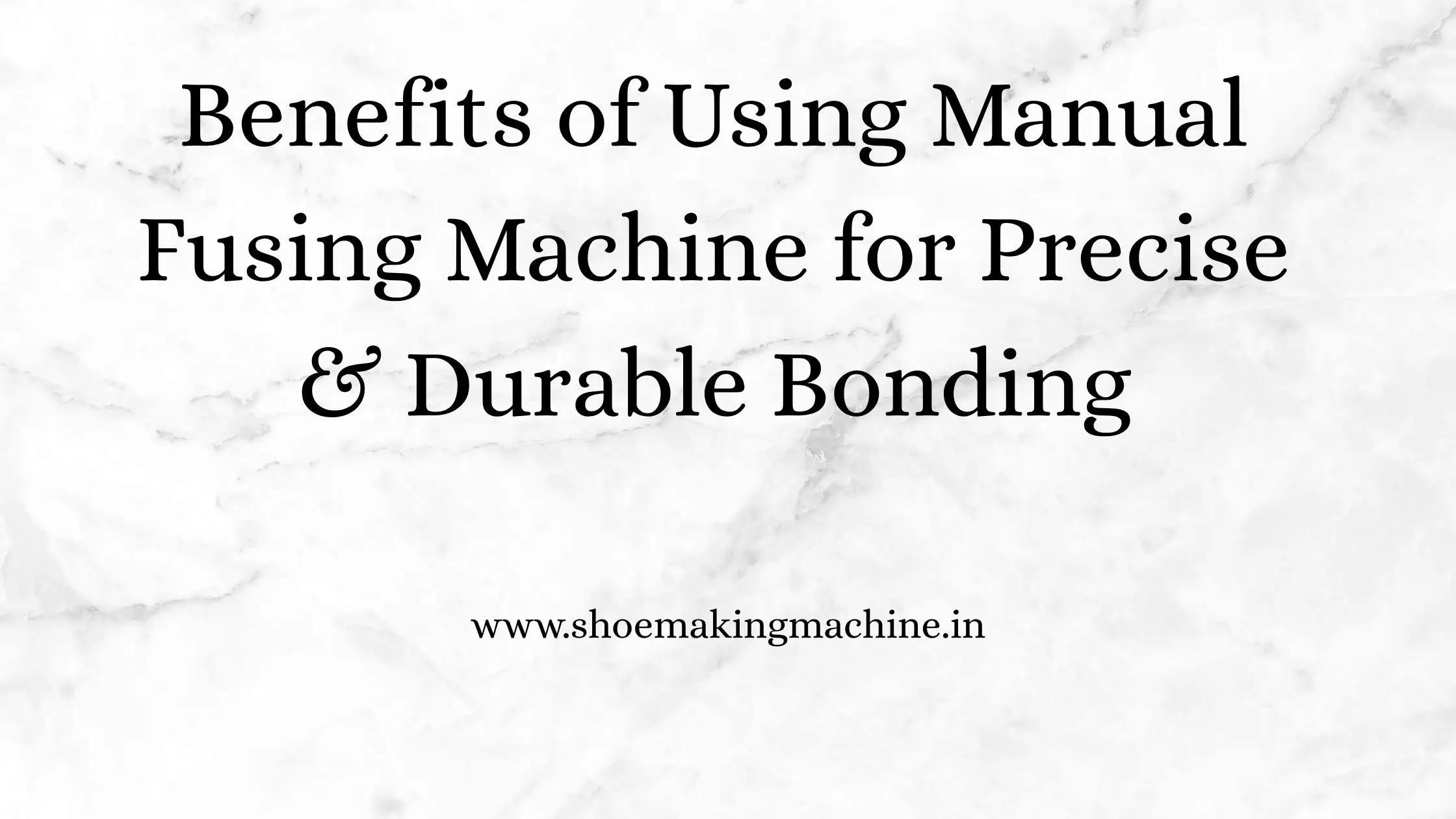 Manual Fusing Machine